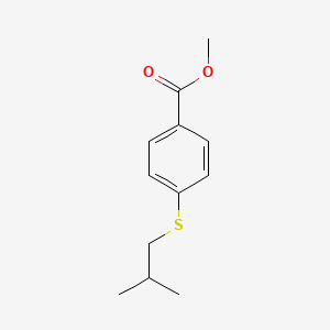 molecular formula C12H16O2S B7903087 Methyl 4-(isobutylthio)benzoate 