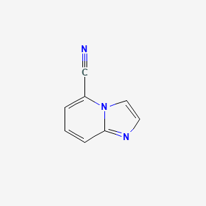 molecular formula C8H5N3 B7903107 Imidazo[1,2-a]pyridine-5-carbonitrile 