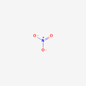 molecular formula NO3(−)<br>NO3- B079036 Nitrate CAS No. 14797-55-8