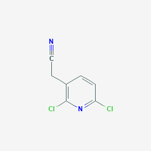 molecular formula C7H4Cl2N2 B7903616 2-(2,6-Dichloropyridin-3-yl)acetonitrile CAS No. 58596-63-7