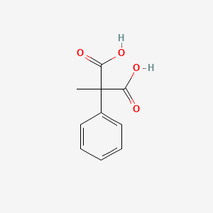 molecular formula C10H10O4 B7903643 Methylphenylmalonic acid CAS No. 4371-02-2