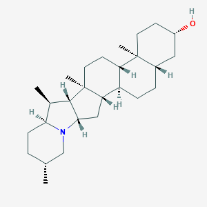 molecular formula C27H45NO B079038 (22S,25R)-5alpha-Solanidan-3beta-ol CAS No. 11004-30-1