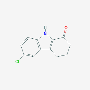 molecular formula C12H10ClNO B079039 6-Chloro-2,3,4,9-tetrahydro-1H-carbazol-1-one CAS No. 14192-67-7