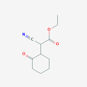 molecular formula C11H15NO3 B7904092 Ethyl 2-cyano-2-(2-oxocyclohexyl)acetate 