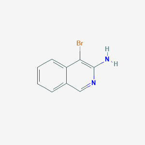 molecular formula C9H7BrN2 B079041 4-Bromoisoquinolin-3-amine CAS No. 10321-49-0