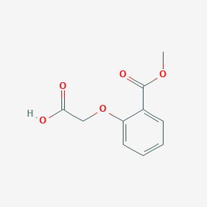 molecular formula C10H10O5 B7904100 2-(2-(Methoxycarbonyl)phenoxy)acetic acid 