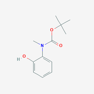 molecular formula C12H17NO3 B7904200 tert-Butyl (2-hydroxyphenyl)(methyl)carbamate 