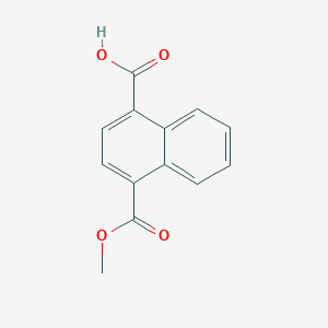molecular formula C13H10O4 B7904252 4-(methoxycarbonyl)-1-naphthoic acid 