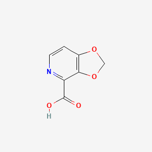 molecular formula C7H5NO4 B7904498 [1,3]Dioxolo[4,5-c]pyridine-4-carboxylic acid 