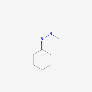 molecular formula C8H16N2 B079045 Cyclohexanone dimethylhydrazone CAS No. 10424-93-8