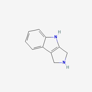 molecular formula C10H10N2 B7904549 1,2,3,4-Tetrahydropyrrolo[3,4-b]indole 