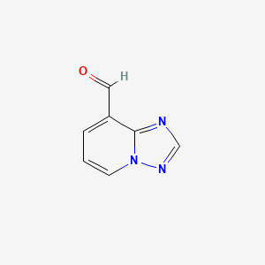 molecular formula C7H5N3O B7904597 [1,2,4]Triazolo[1,5-A]pyridine-8-carbaldehyde 