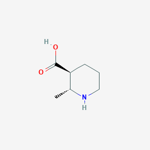 molecular formula C7H13NO2 B7904612 (2R,3S)-2-Methyl-piperidine-3-carboxylic acid 