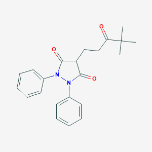 molecular formula C22H24N2O3 B079047 Tribuzone CAS No. 13221-27-7