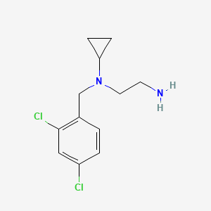 molecular formula C12H16Cl2N2 B7905384 N*1*-Cyclopropyl-N*1*-(2,4-dichloro-benzyl)-ethane-1,2-diamine 