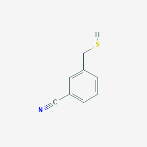 molecular formula C8H7NS B7905435 3-(Sulfanylmethyl)benzonitrile 