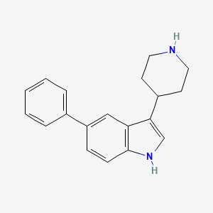 5-phenyl-3-(piperidin-4-yl)-1H-indole