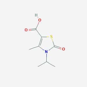 4-Methyl-2-oxo-3-(propan-2-yl)-2,3-dihydro-1,3-thiazole-5-carboxylic acid