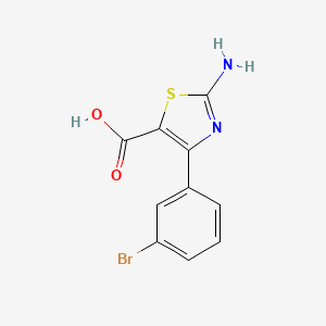 2-amino-4-(3-bromophenyl)-5-Thiazolecarboxylic acid