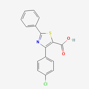 2-Phenyl-4-(4-chlorophenyl)-thiazole-5-carboxylic acid