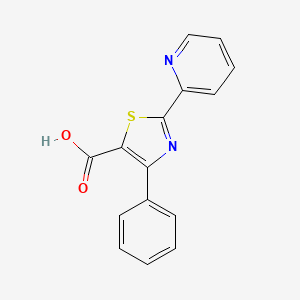 4-Phenyl-2-(2-pyridyl)thiazole-5-carboxylic acid