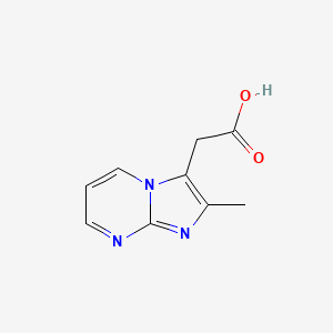 2-(2-Methylimidazo[1,2-a]pyrimidin-3-yl)acetic acid