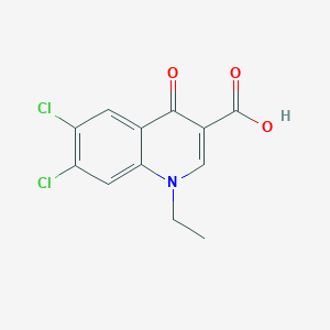 molecular formula C12H9Cl2NO3 B7905684 6,7-Dichloro-1-ethyl-4-oxo-1,4-dihydro-quinoline-3-carboxylic acid 