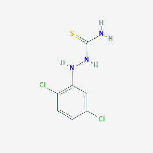 molecular formula C7H7Cl2N3S B7906143 Hydrazinecarbothioamide, 2-(2,5-dichlorophenyl)- 