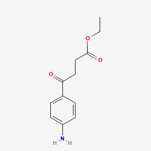 molecular formula C12H15NO3 B7906362 Ethyl 4-(4-aminophenyl)-4-oxobutanoate CAS No. 6335-44-0