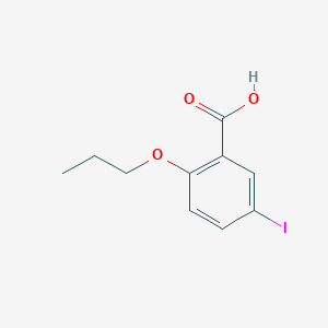 molecular formula C10H11IO3 B7906565 5-iodo-2-propoxybenzoic acid CAS No. 2100-27-8
