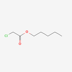 molecular formula C7H13ClO2 B7906611 Acetic acid, chloro-, pentyl ester CAS No. 5411-55-2