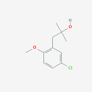 1-(3-Chloro-6-methoxyphenyl)-2-methyl-2-propanol
