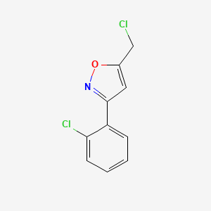 5-(Chloromethyl)-3-(2-chlorophenyl)isoxazole