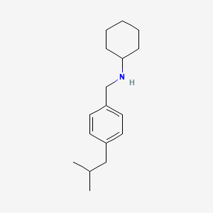 N-(4-isobutylbenzyl)cyclohexanamine