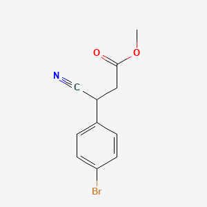 Methyl 3-(4-bromophenyl)-3-cyanopropanoate