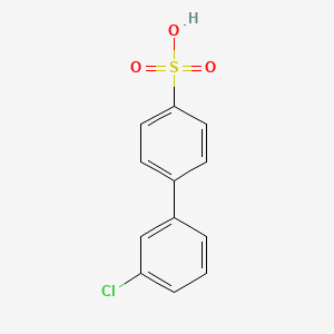 4-(3-Chlorophenyl)benzene-1-sulfonic acid