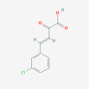 molecular formula C10H7ClO3 B7907193 (E)-4-(3-chlorophenyl)-2-oxobut-3-enoic acid 