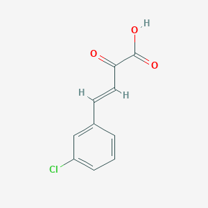 (E)-4-(3-chlorophenyl)-2-oxobut-3-enoic acid