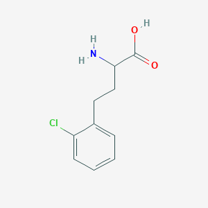 molecular formula C10H12ClNO2 B7907196 2-Amino-4-(2-chlorophenyl)butanoic acid CAS No. 1251999-74-2