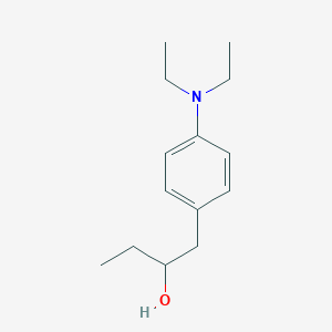 molecular formula C14H23NO B7907213 1-[4-(Diethylamino)phenyl]-2-butanol 