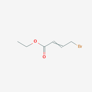 molecular formula C6H9BrO2 B7907243 Ethyl 4-bromo-2-butenoate 