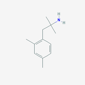 molecular formula C12H19N B7907358 a,a,2,4-Tetramethylbenzeneethanamine HCl 