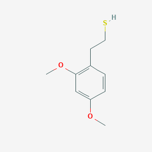 molecular formula C10H14O2S B7907390 2-(2,4-Dimethoxyphenyl)ethanethiol 