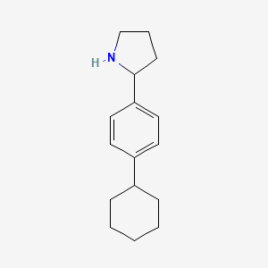 2-(4-Cyclohexylphenyl)pyrrolidine