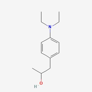 molecular formula C13H21NO B7907499 1-[4-(Diethylamino)phenyl]-2-propanol 