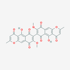 molecular formula C30H18O12 B079076 Aurofusarin CAS No. 13191-64-5