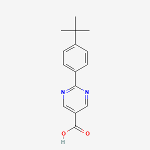 2-(4-(tert-Butyl)phenyl)pyrimidine-5-carboxylic acid