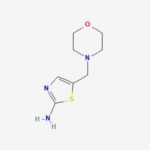molecular formula C8H13N3OS B7907614 5-(Morpholinomethyl)thiazol-2-amine CAS No. 3008-62-6