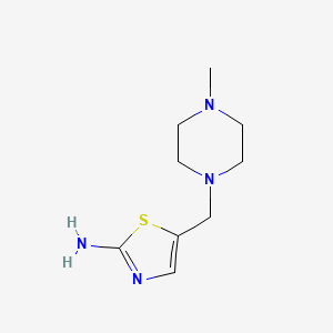 5-[(4-Methyl-1-piperazinyl)methyl]-2-thiazolamine