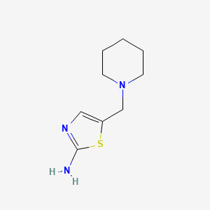 5-(1-Piperidinylmethyl)-2-thiazolamine